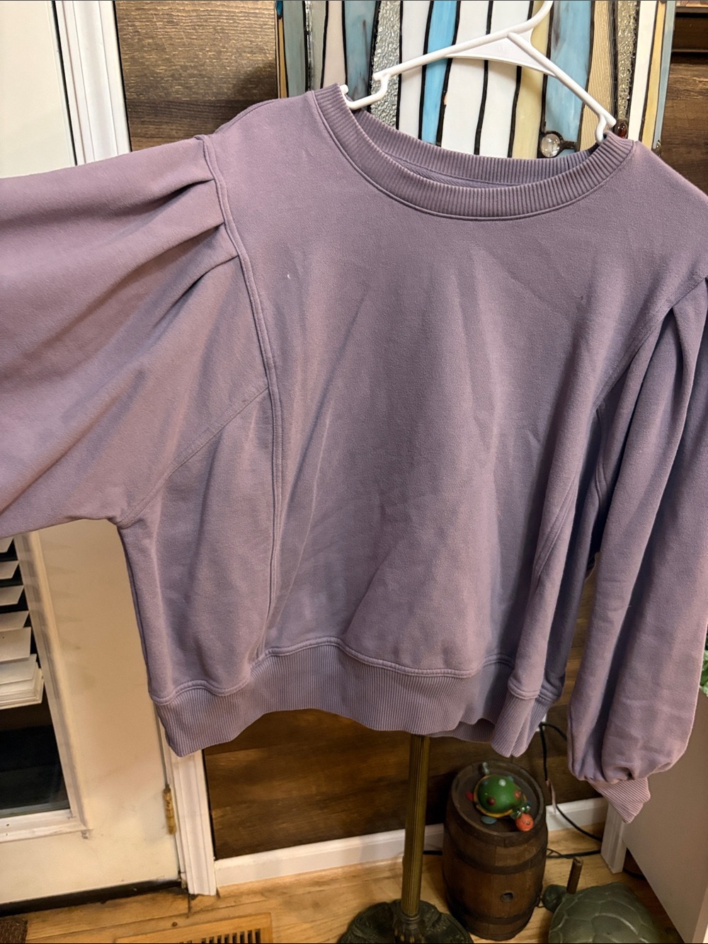 a new day Mauve Crewneck Sweatshirt